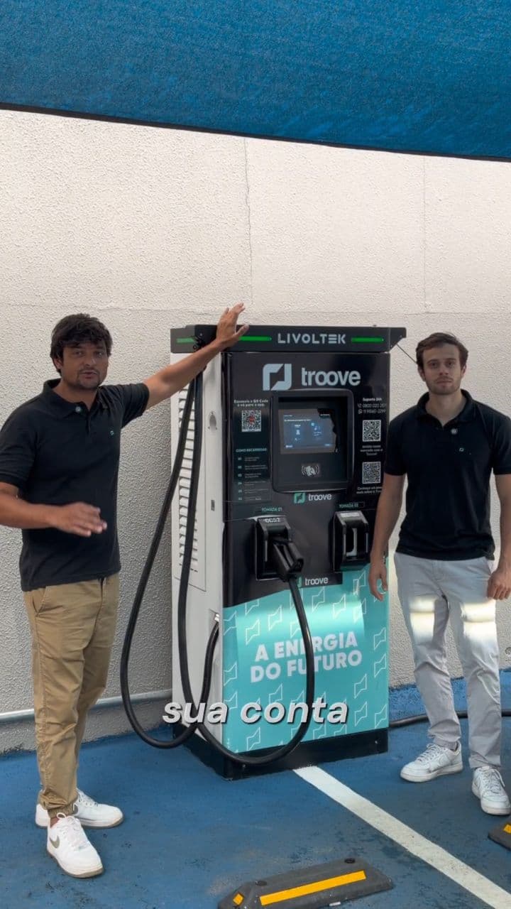 Eletroposto DSG Capital em operação